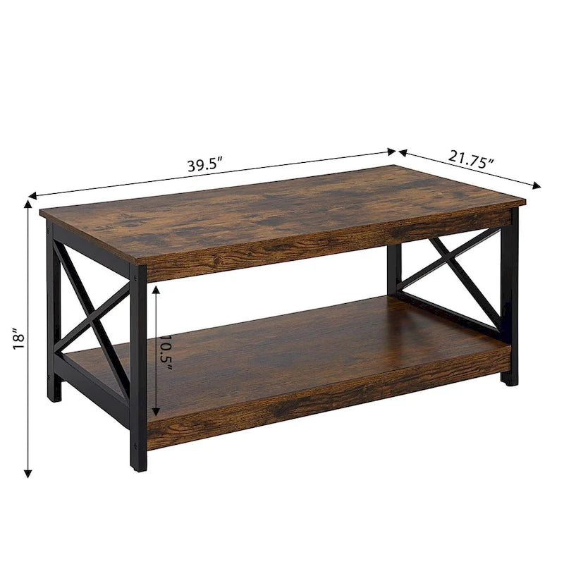 Coffee Table with Shelf