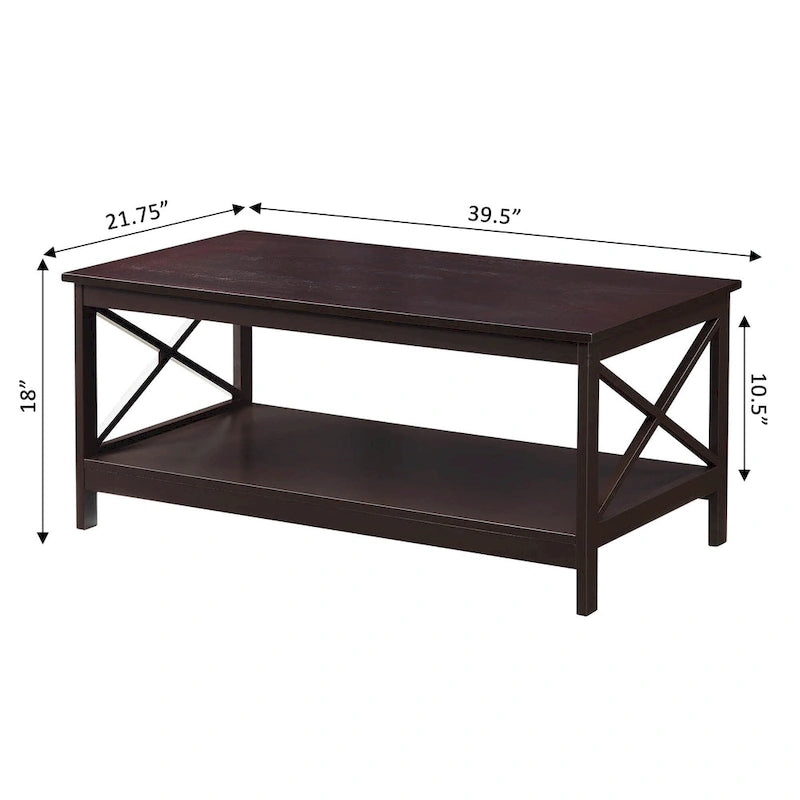 Coffee Table with Shelf