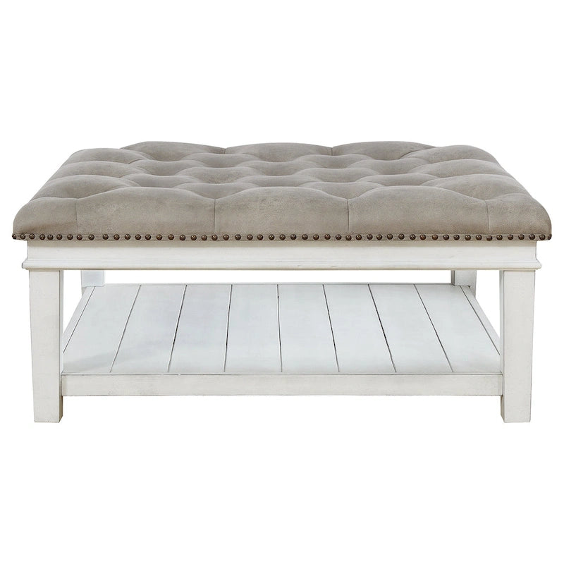 Upholstered Ottoman Cocktail Table - 40W x 40D x 18H