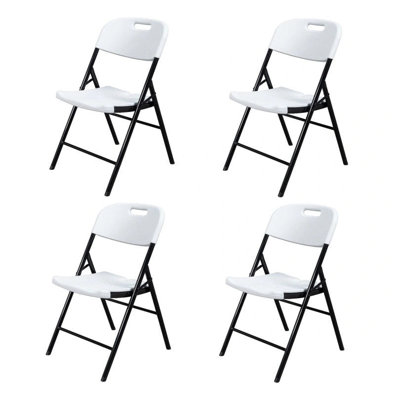 Outdoor/Indoor HDPE Stackable Folding Chair 2-Pack 4-Pack