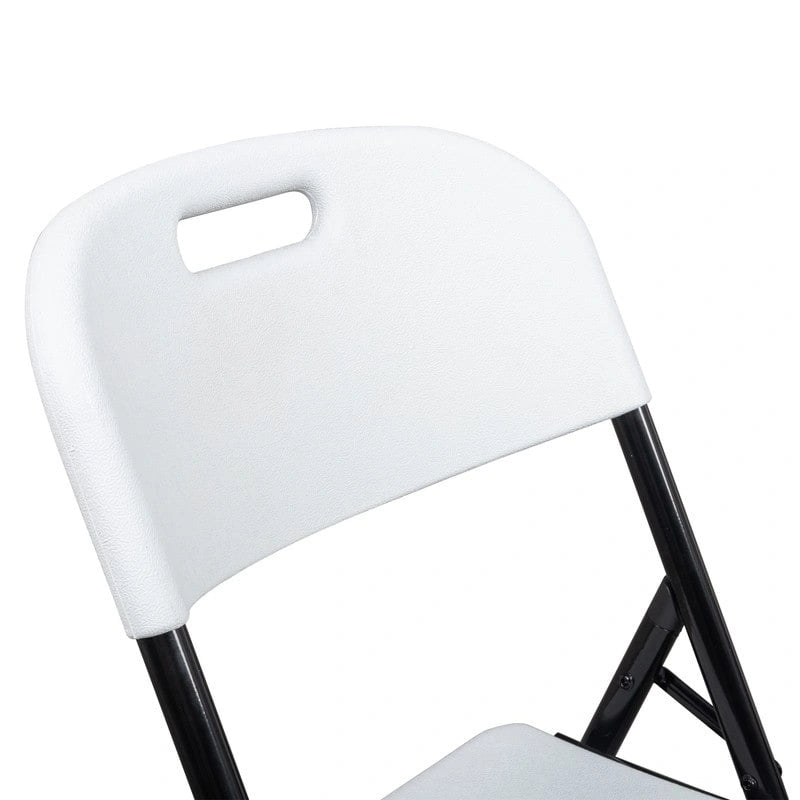Outdoor/Indoor HDPE Stackable Folding Chair 2-Pack 4-Pack