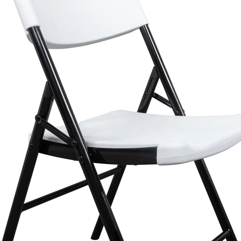 Outdoor/Indoor HDPE Stackable Folding Chair 2-Pack 4-Pack