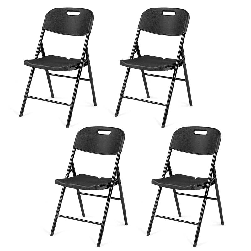 Outdoor/Indoor HDPE Stackable Folding Chair 2-Pack 4-Pack