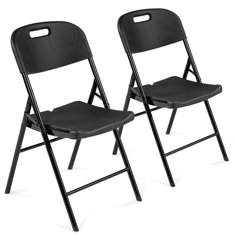 Outdoor/Indoor HDPE Stackable Folding Chair 2-Pack 4-Pack