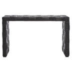 Tavolo consolle in rattan - 51Wx14Dx32H