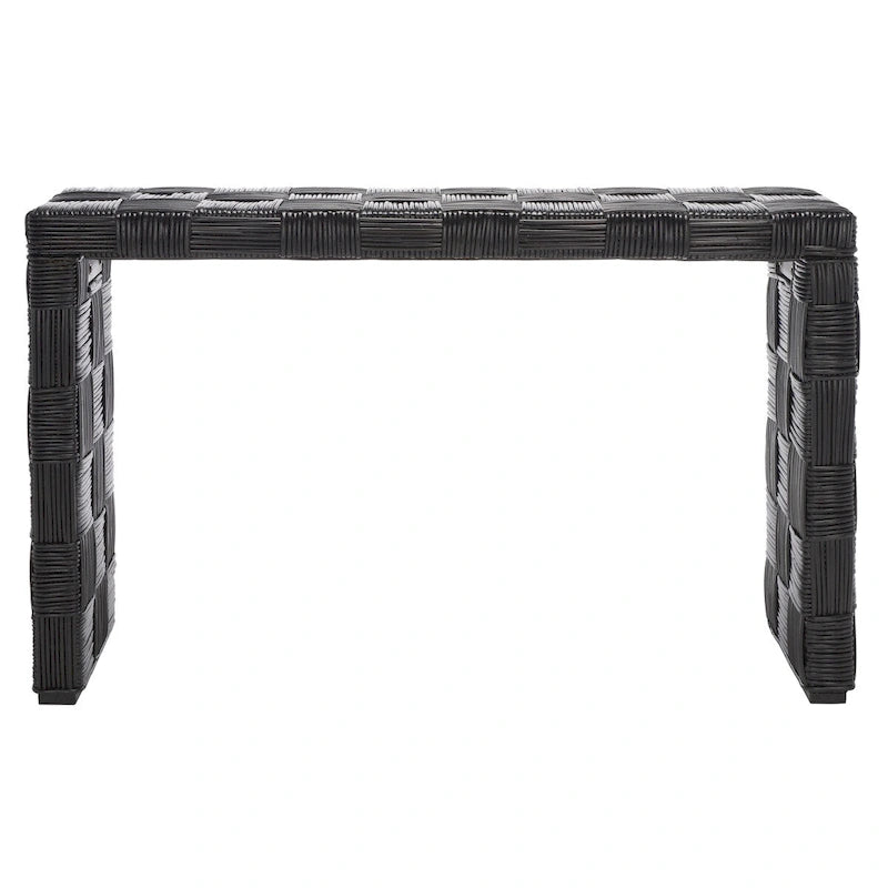 Rattan Console Table - 51Wx14Dx32H