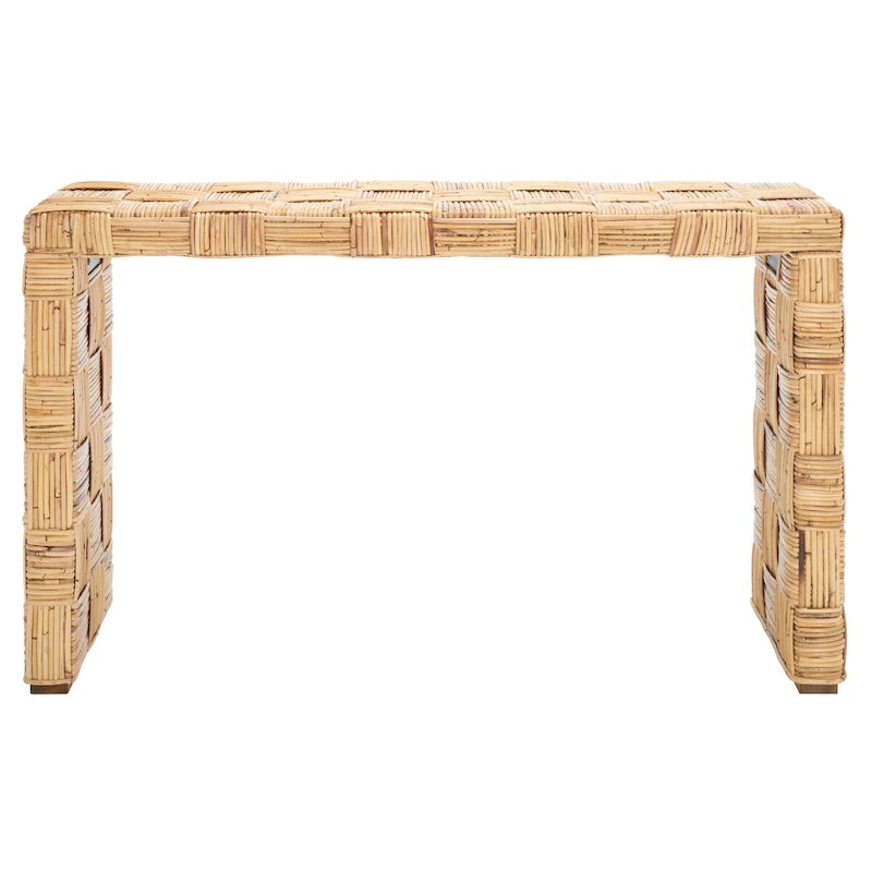 Rattan Console Table - 51Wx14Dx32H