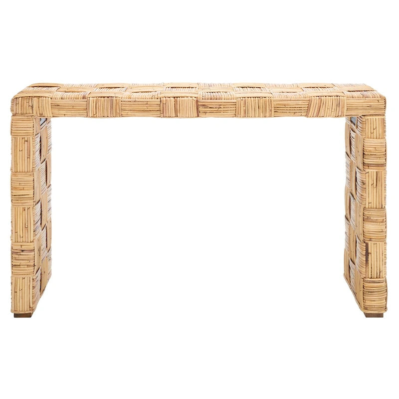 Rattan Console Table - 51Wx14Dx32H