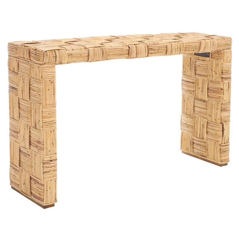Rattan Console Table - 51Wx14Dx32H