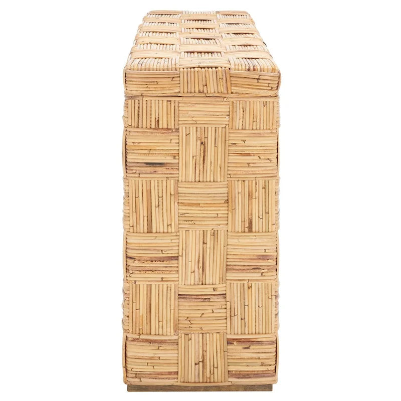Rattan Console Table - 51Wx14Dx32H
