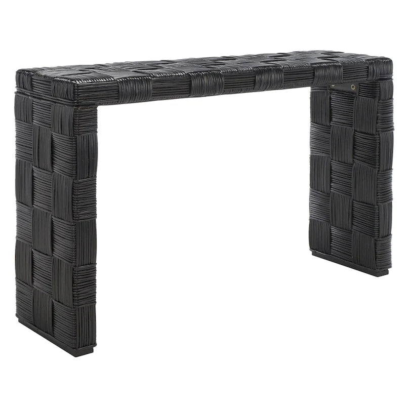 Rattan Console Table - 51Wx14Dx32H