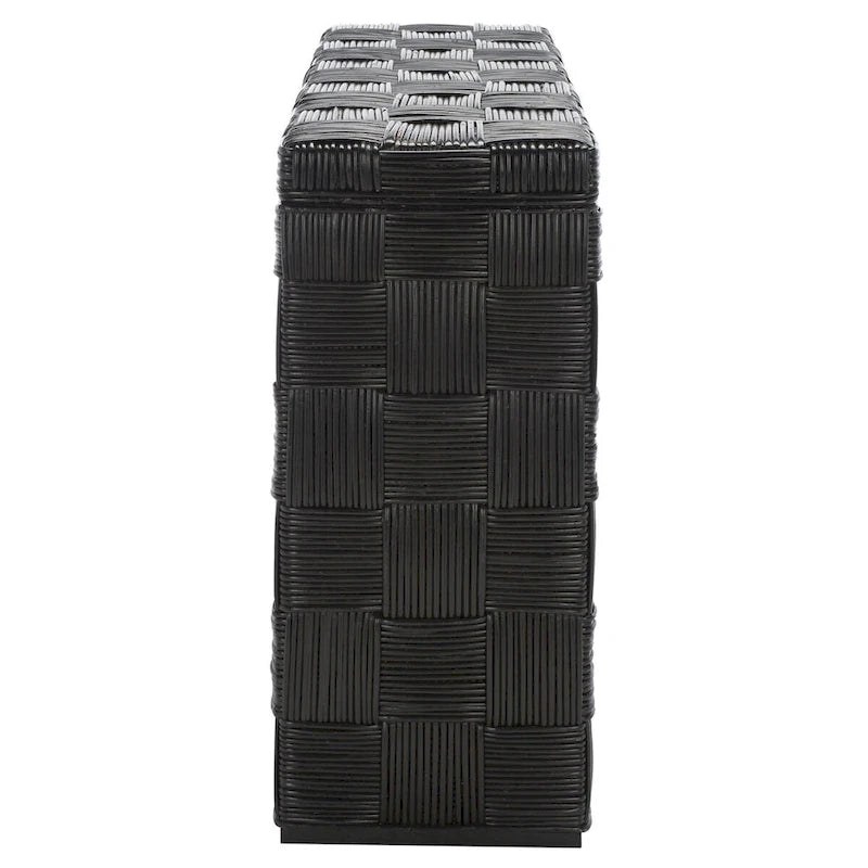 Rattan Console Table - 51Wx14Dx32H