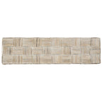 Tavolo consolle in rattan - 51Wx14Dx32H
