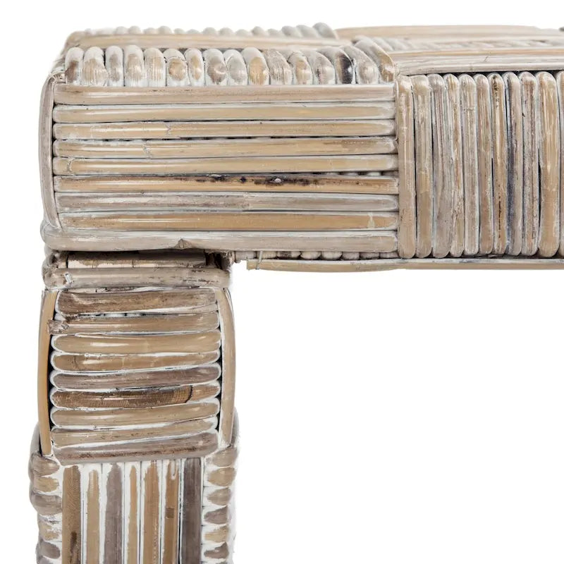 Rattan Console Table - 51Wx14Dx32H