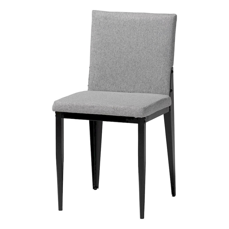 Industrial Fabric and Metal 5-Piece Dining Set