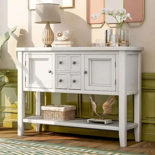 Credenza a buffet con ripiano inferiore