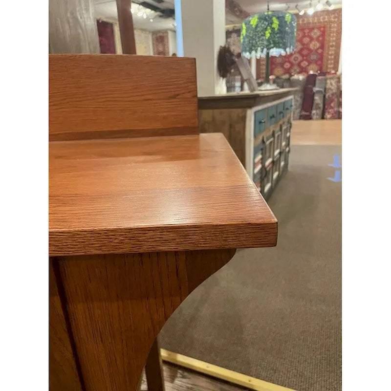 Mission 2 Drawer And Open Shelves Sideboard / Console Table