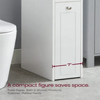 Small Bathroom Storage Cabinet - 15.7D x 7W x 27.5H