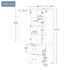 Hoher Badezimmerschrank