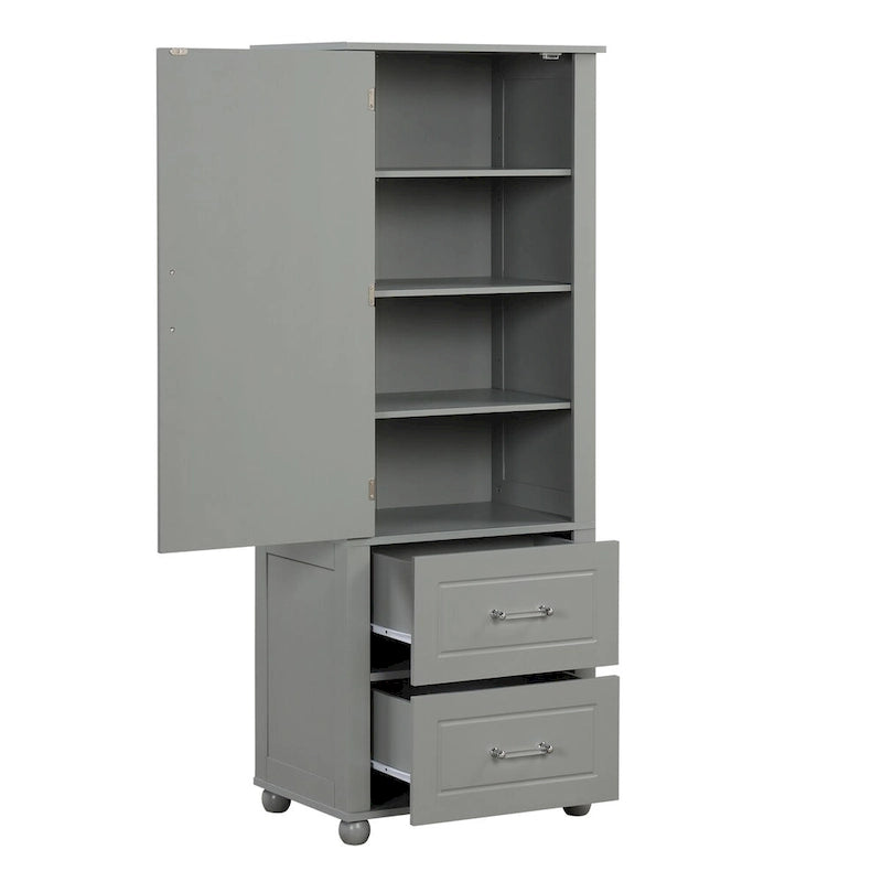 Tall Bathroom Storage Cabinet